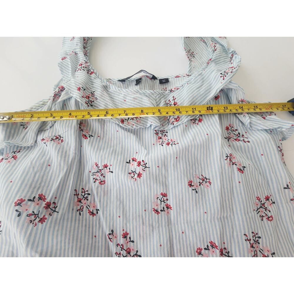 Vero Moda Ruffle Tank, Striped/Floral, Medium - Picture 6 of 10